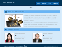 Tablet Screenshot of huawanglaw.com